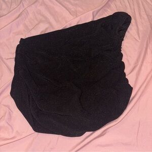 5/$25 Vintage Sparkly One Shoulder Crop Top